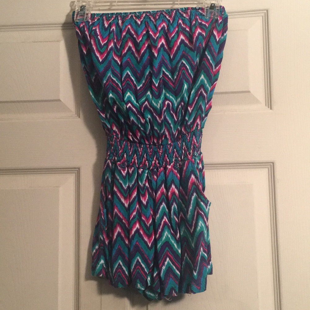 Delia’s romper with pockets!